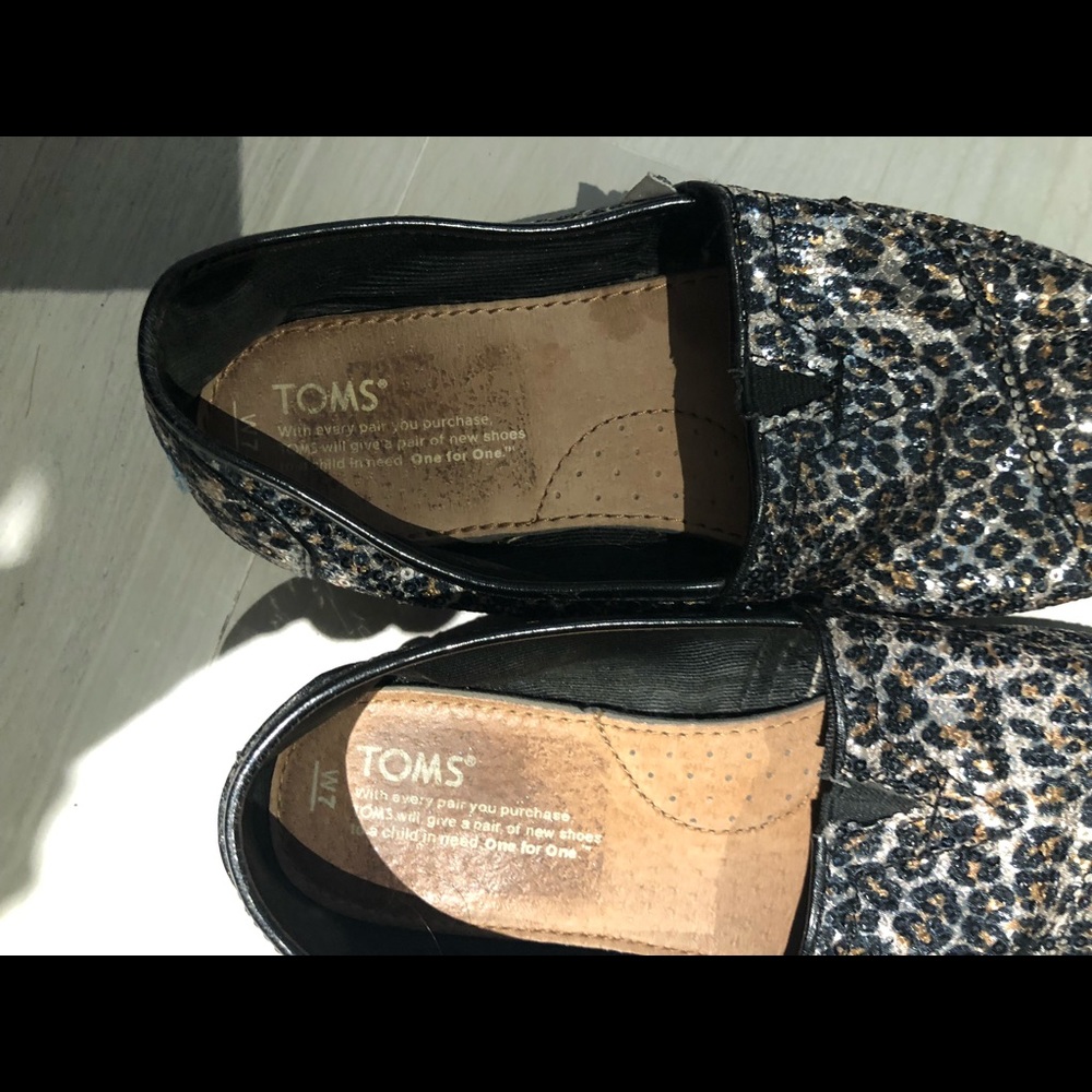 leopard sequins Toms - Picture 3 of 3